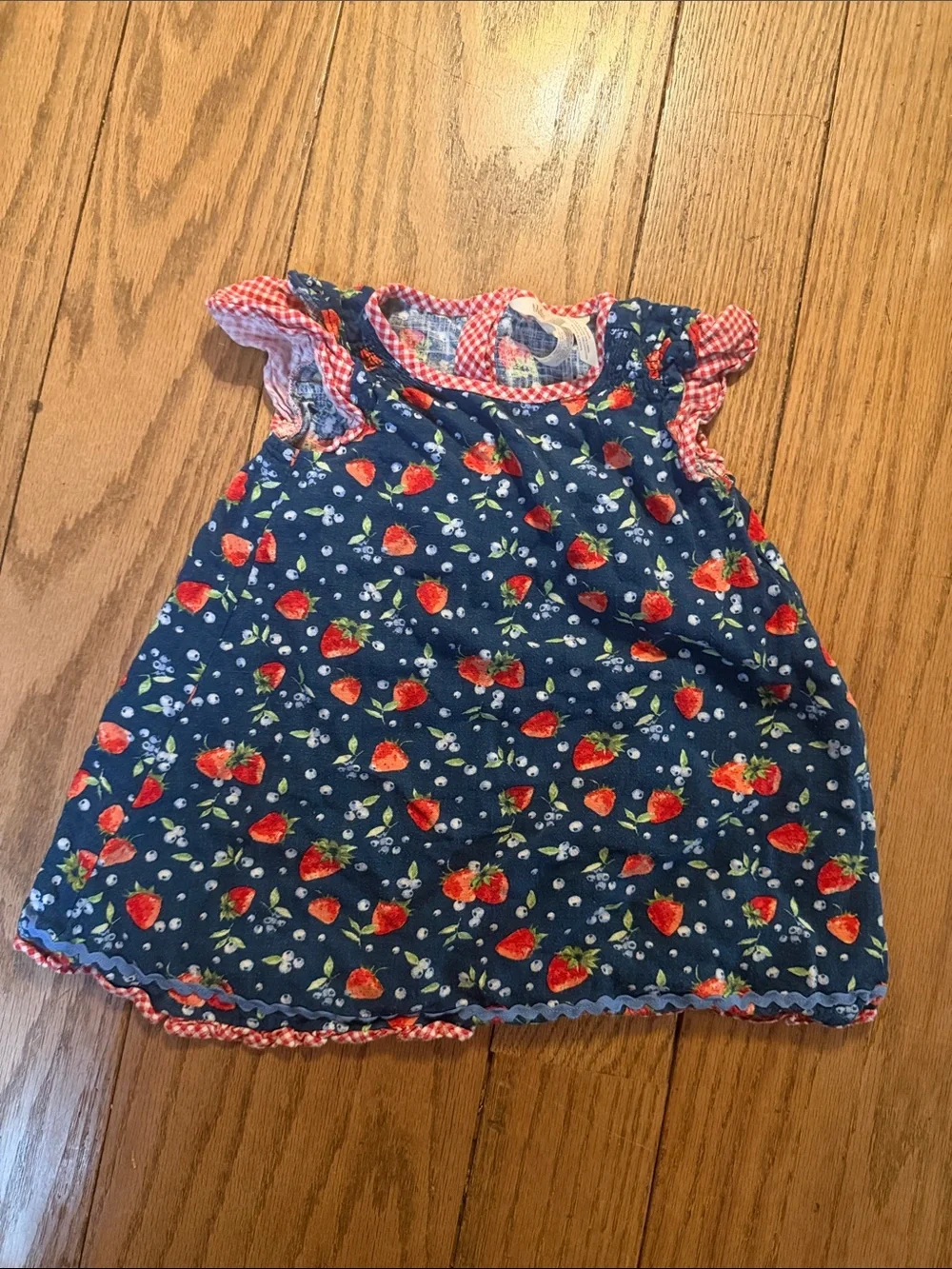 Matilda Jane Navy Blue Strawberry Print Tank Top